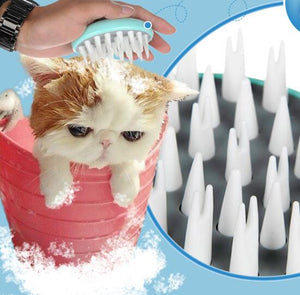 Experience the Ultimate Pet Pampering with Our Massage Bath Brush