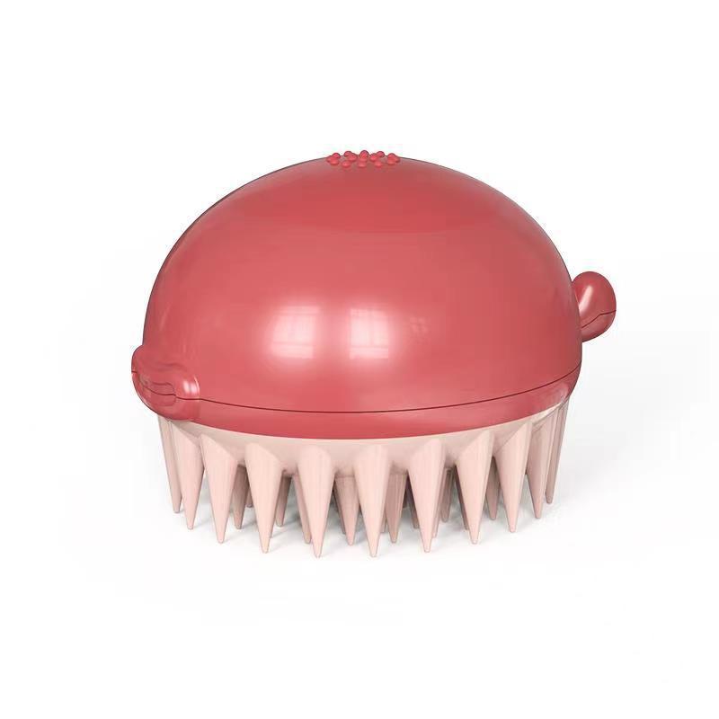 Transform Bath Time with the Refillable Pet Bath Brush Puffer Gel Cleaning Tool
